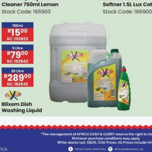 Liquid at Africa Cash and Carry