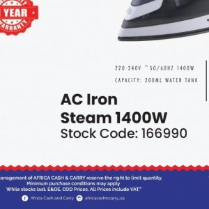 Iron at Africa Cash and Carry
