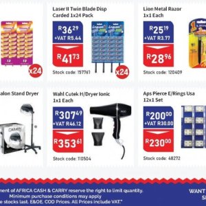 Dryer at Africa Cash and Carry