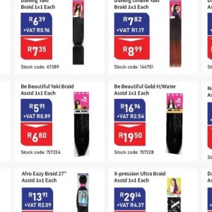 Hair nova at Africa Cash and Carry