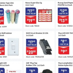 Circuit breaker at Africa Cash and Carry