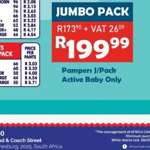   at Africa Cash and Carry