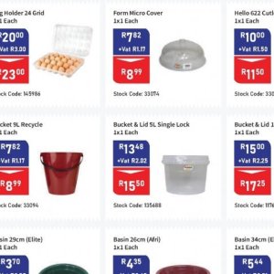 Bucket at Africa Cash and Carry