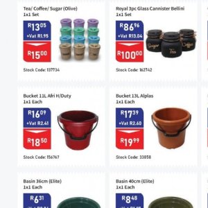 Bucket at Africa Cash and Carry