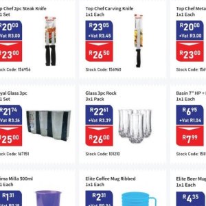 Glass at Africa Cash and Carry