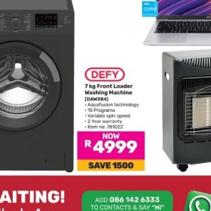 Washing machine at Game