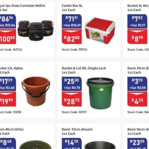 Bucket at Africa Cash and Carry