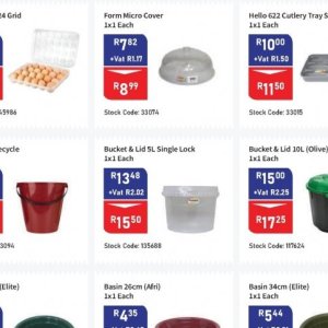 Lid at Africa Cash and Carry