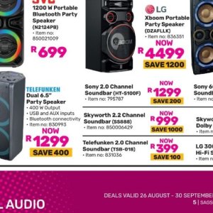  SoundBar at Game