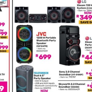 Bluetooth speaker at Game