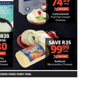 Cheese at Checkers