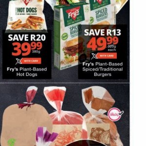 Spiced burgers at Checkers