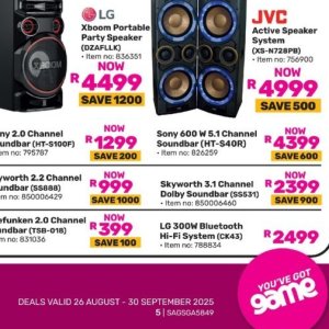 SoundBar at Game