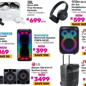 Bluetooth speaker at Game
