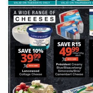 Cheese at Checkers