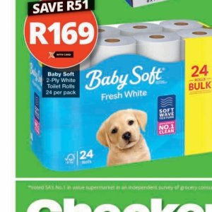 Toilet rolls at Checkers Hyper