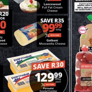 Mozzarella at Checkers