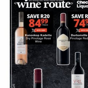Wine at Checkers