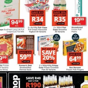 Yoghurt at Checkers