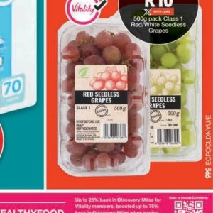 Grapes at Checkers
