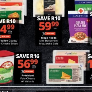 Mozzarella at Checkers