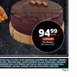 Cake at Checkers