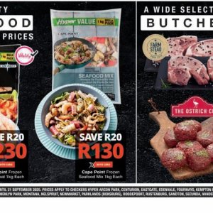 Seafood at Checkers Hyper