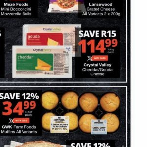 Cheddar at Checkers