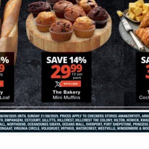 Muffins at Checkers