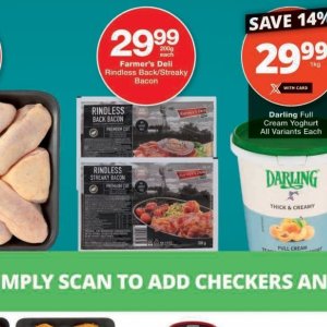 Bacon at Checkers