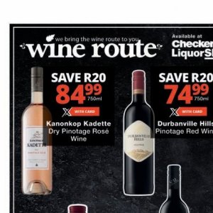 Wine at Checkers