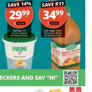 Juice at Checkers