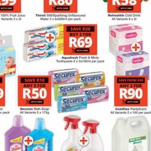 Toothpaste aquafresh  at Checkers Hyper