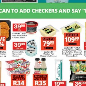 Cream at Checkers