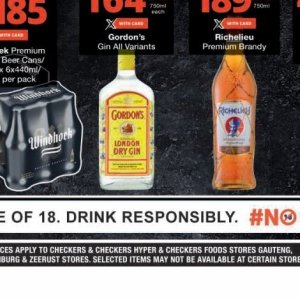 Gin at Checkers