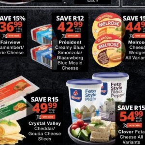 Cheese at Checkers