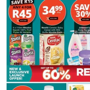 Purees at Checkers