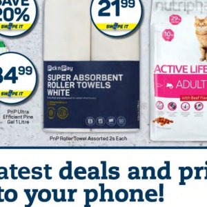 Towels at Pick n Pay Hyper