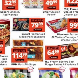 Sausages at Checkers