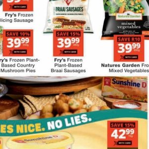 Sausages at Checkers