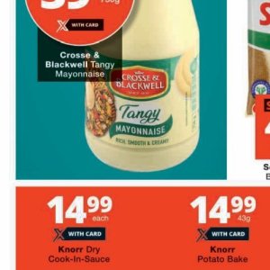 Mayonnaise at Checkers