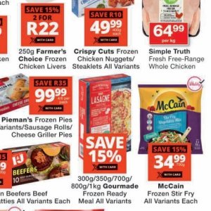 Lasagne at Checkers
