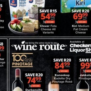 Wine at Checkers