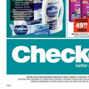 Softener at Checkers