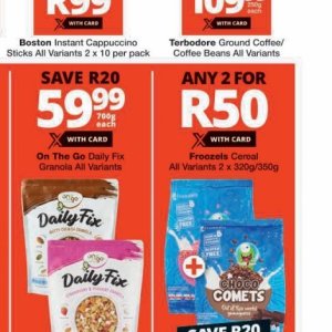 Cereal at Checkers