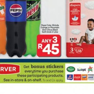 Stickers at Pick n Pay Hyper
