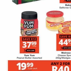 Peanut butter at Checkers