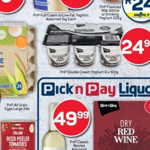 Yoghurt at Pick n Pay Hyper