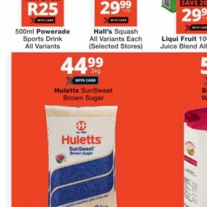 Sugar at Checkers