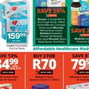 Nasal spray at Checkers